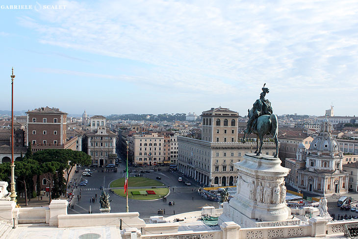 Vista di piazza Venezia